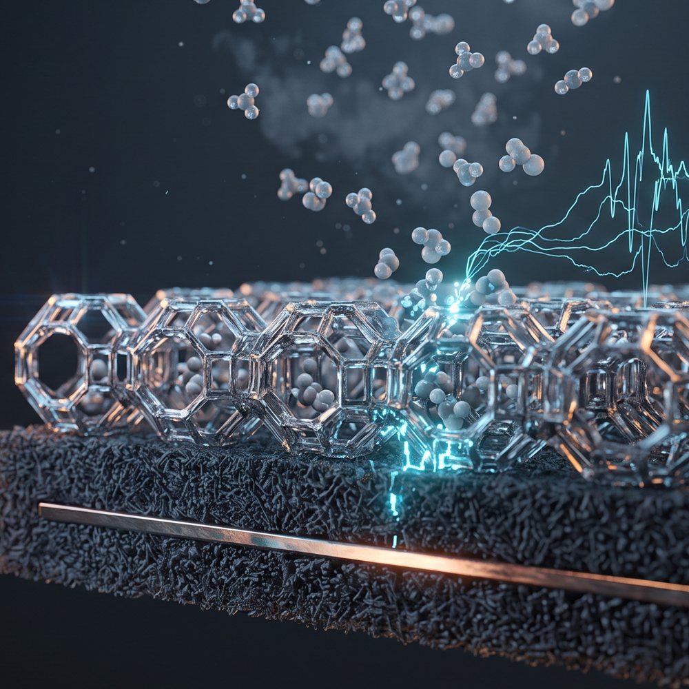 High-fidelity scientific visualization of a triboelectric nanogenerator (TENG) interface
